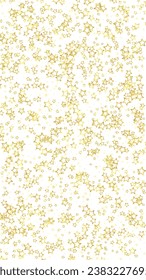 Christmas stars vector overlay.  Magic stars luxury sparkling confetti. Christmas spirit. Festive stars vector illustration on white background.