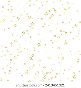 Christmas stars vector overlay.  Magic stars luxury sparkling confetti. Christmas spirit. Festive stars vector illustration on white background.