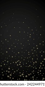 Christmas stars vector overlay.  Magic stars luxury sparkling confetti. Christmas spirit. Festive stars vector illustration on black background.