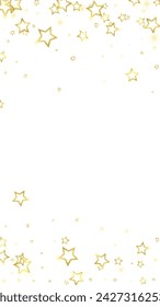 Weihnachtssterne Vektor-Overlay.  Magic Stars Luxus funkelndes Konfetti. Weihnachtsstimmung. Festliche Sterne Vektor-Illustration auf weißem Hintergrund.