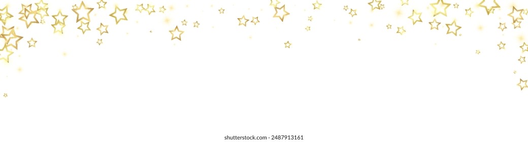 Christmas stars vector overlay.  Magic stars luxury sparkling confetti. Christmas spirit. Festive stars vector illustration on white background.