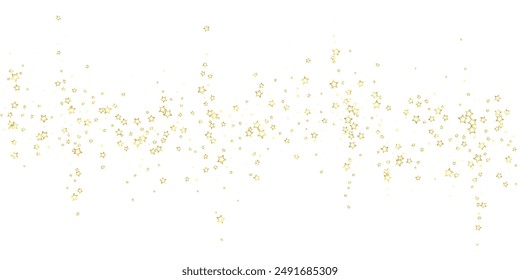 Christmas stars vector overlay.  Magic stars luxury sparkling confetti. Christmas spirit. Festive stars vector illustration on white background.