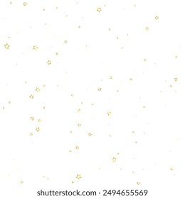 Weihnachtssterne Vektorgrafik Overlay.  Magic Stars Luxus funkelndes Konfetti. Weihnachtsmusiken im Geiste. Festliche Sterne Vektorillustration auf weißem Hintergrund.
