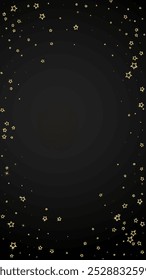 Christmas stars vector overlay.  Magic stars luxury sparkling confetti. Christmas spirit. Festive stars vector illustration on black background.