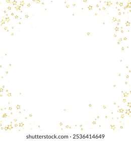 Estrelas de Natal sobreposição vetorial.  O mágico estrela o luxuoso espumante confete. Espírito de Natal. Ilustração vetorial de estrelas festivas sobre fundo branco.