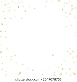 Christmas stars vector overlay.  Magic stars luxury sparkling confetti. Christmas spirit. Festive stars vector illustration on white background.