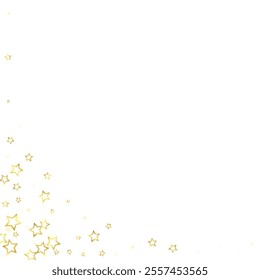 Christmas stars vector overlay.  Magic stars luxury sparkling confetti. Christmas spirit. Festive stars vector illustration on white background.