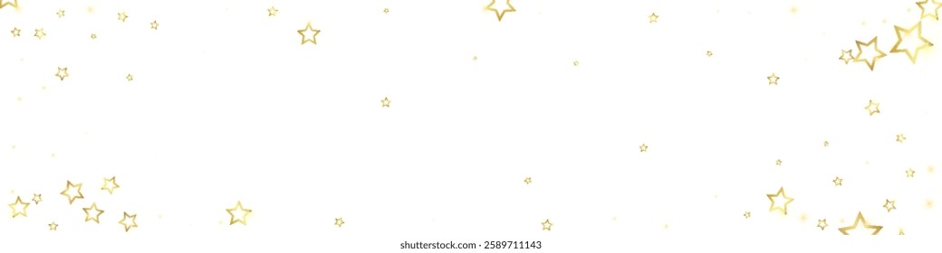 Christmas stars vector overlay.  Magic stars luxury sparkling confetti. Christmas spirit. Festive stars vector illustration on white background.