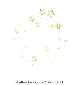 Christmas stars vector overlay.  Magic stars luxury sparkling confetti. Christmas spirit. Festive stars vector illustration on white background.