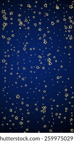 Christmas stars vector overlay.  Magic stars luxury sparkling confetti. Christmas spirit. Festive stars vector illustration on dark blue background.
