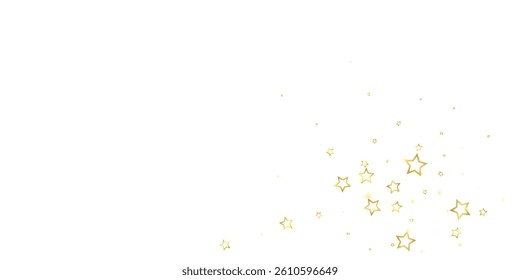Christmas stars vector overlay.  Magic stars luxury sparkling confetti. Christmas spirit. Festive stars vector illustration on white background.