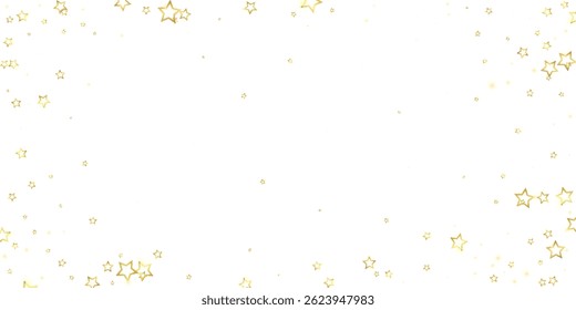 Christmas stars vector overlay.  Magic stars luxury sparkling confetti. Christmas spirit. Festive stars vector illustration on white background.