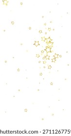 Christmas stars vector overlay. Magic stars luxury sparkling confetti. Christmas spirit. Festive stars vector illustration on white background.