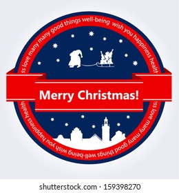christmas sticker