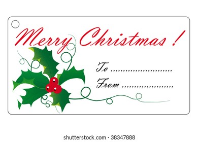 Christmas sticker