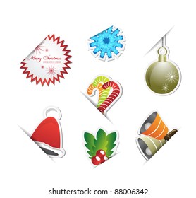 christmas sticker collection