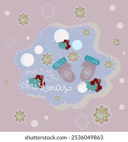 Christmas sticker, cute sticker for celebrating Christmas