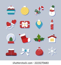 Christmas Sticker Object Layer Collection 
