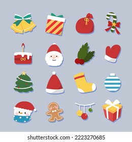 Christmas Sticker Object Layer Collection 
