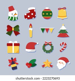 Christmas Sticker Object Layer Collection 
