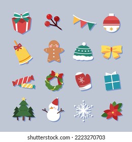 Christmas Sticker Object Layer Collection 
