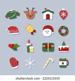 Christmas Sticker Object Layer Collection 