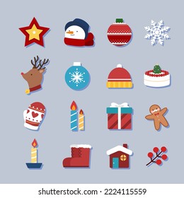 Christmas Sticker Object Layer Collection 
