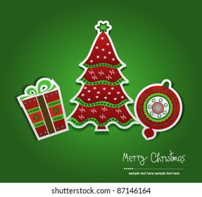 Christmas stickers set