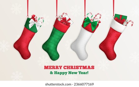 Collection Christmas Gifts Sock Merry, Christmas Drawing, Gifts Drawing,  Sock Drawing PNG and Vector with Transparent Background for Free Download