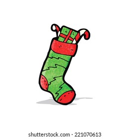christmas stocking cartoon
