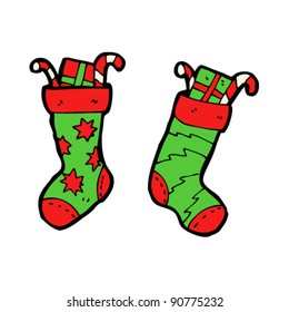 christmas stocking cartoon collection