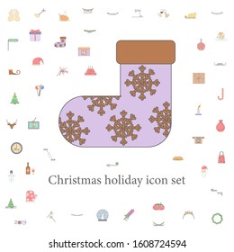 Christmas Stocking colored icon. christmas holiday icons universal set for web and mobile