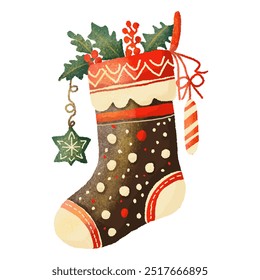 Christmas Stocking with Festive Cheer