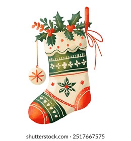 Christmas Stocking with Festive Cheer
