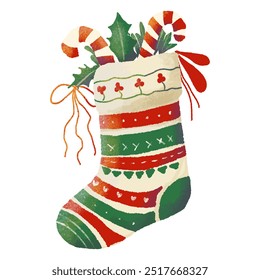 Christmas Stocking with Festive Cheer