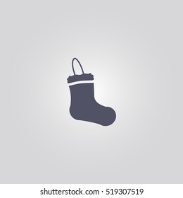 Christmas stocking icon 