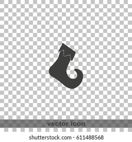 Christmas stocking icon.