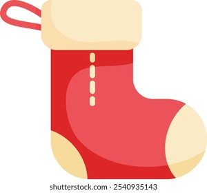 christmas stocking red gift ornament santa claus sock present celebration