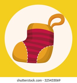 Christmas stocking theme elements