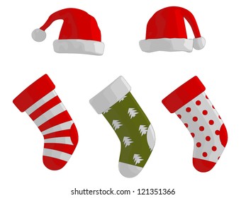 Christmas Stockings and Hats