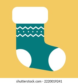 Christmas stockings. Vector Christmas socks