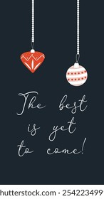 Christmas stories template. Editable vector design for social media.