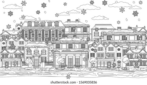 Christmas Scene Inside House Drawing - Gardinen Ideen