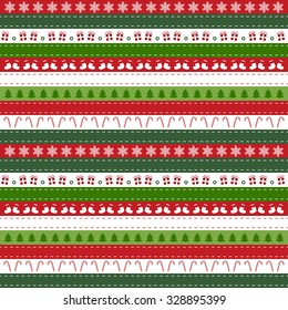 Christmas stripe pattern template