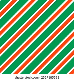 Christmas Stripes Pattern. Christmas Stripes Seamless Pattern Vector. Repeatable Festive Pattern. Candy Cane Stripes Background.