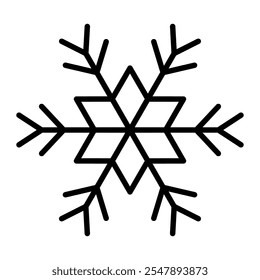 Christmas stuff icon in outline black high quality