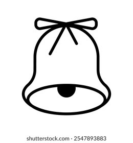 Christmas stuff icon in outline black high quality