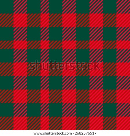 Christmas style plaid seamless pattern vector. Background graphic tartan fashion design use for print, texture, cloth, fabric, flannel