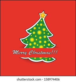 Christmas stylized card
