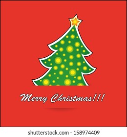 Christmas stylized card